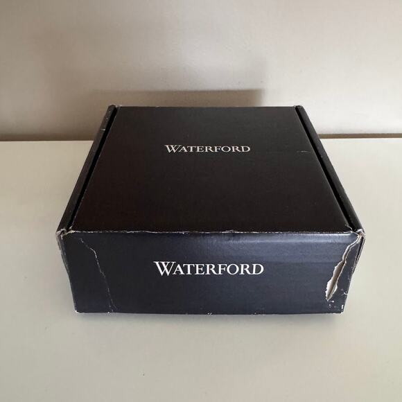 Waterford Heritage Wine Coaster Lead Crystal Holder Dish New in Box #159842 5" - Picture 5 of 8